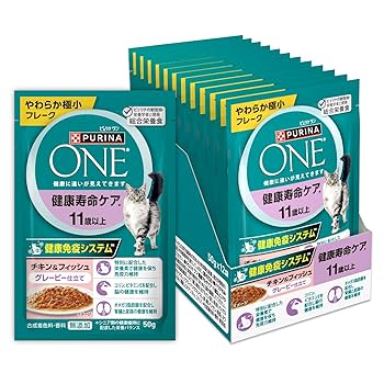 Amazon.co.jp: ピュリナ ワン キャット パウチ 健康寿命ケア